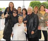 Sandrine Quétier, Lââm, Nagui, Stéphanie Fugain, Mimie Mathy, Guy Bedos, Michèle Bernier et Corinne Touzet à la Grnde Marche de Laurette Fugain 