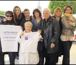 Lââm, Sandrine Quétier, Nagui, Stéphanie Fugain, Guy Bedos,  Michèle Bernier, Mimie Mathy et Corinne Touzet ont participé à la grande Marche contre la leucémie (et pour le Don de Soi)<br />