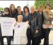 Lââm, Sandrine Quétier, Nagui, Stéphanie Fugain, Guy Bedos,  Michèle Bernier, Mimie Mathy et Corinne Touzet ont participé à la grande Marche contre la leucémie (et pour le Don de Soi) 