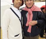 Doc Gynéco et Philippe Lavil ont participé à la grande Marche contre la leucémie (et pour le Don de Soi) organisée par l'association Laurette Fugain, à Paris