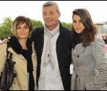 Les parents de Gregory Lemarchal aux côtés de Karine Ferri pour la grande Marche contre la leucémie (et pour le Don de Soi) organisée par l'association Laurette Fugain, à Paris