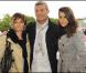 Les parents de Gregory Lemarchal aux côtés de Karine Ferri pour la grande Marche contre la leucémie (et pour le Don de Soi) organisée par l'association Laurette Fugain, à Paris
