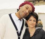 Doc Gynéco et Charlotte Valandrey ont participé à la grande Marche contre la leucémie (et pour le Don de Soi) organisée par l'association Laurette Fugain, à Paris