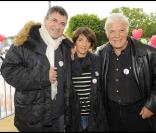 Jan-Marie Bigard, Florence Foresti et Guy Bedos ont participé à la grande Marche contre la leucémie (et pour le Don de Soi) organisée par l'association Laurette Fugain, à Paris