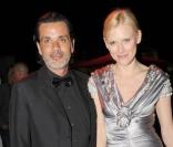 Anna Sherbinina et Christophe Barratier ont assisté au show de Dita Von Teese au VIP Room de Cannes, hier