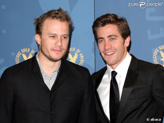 Heath Ledger et son ami Jake Gyllenhaal