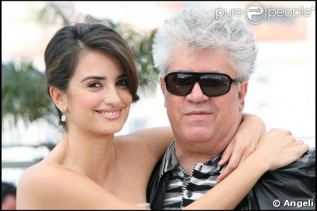 Pedro Almodòvar et Penélope Cruz lors du 62ème Festival de Cannes en mai 2009 