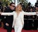 Mélanie Laurent et Quentin Tarantino dansent sur le tapis rouge, à Cannes, juste avant la projection du film Inglourious Basterds. 20/05/09
