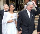 Alain Delon et Saha Alli à Monte-Carlo le 10 mai 2009