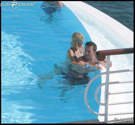Paris Hilton et Doug Reinhardt au Cap d'Antibes