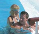 Paris Hilton et Doug Reinhardt au Cap d'Antibes 