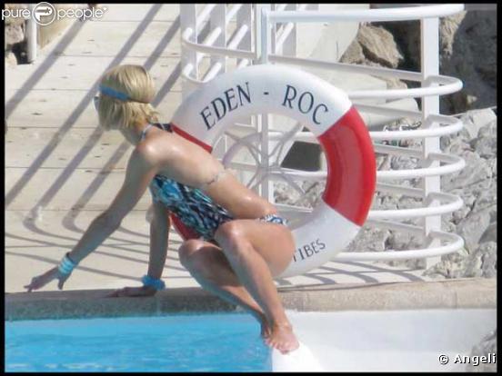 Paris Hilton au Cap d'Antibes