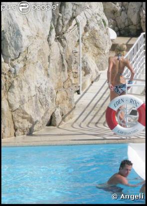 Paris Hilton et Doug Reinhardt au Cap d'Antibes