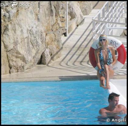 Paris Hilton et Doug Reinhardt au Cap d'Antibes