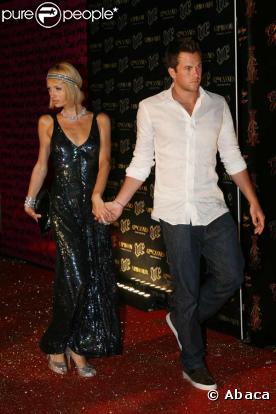 Paris Hilton et Doug Reinhardt à l'anniversaire de Christian Audigier