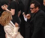 Quentin Tarantino et Mélanie Laurent, lors de la montée des marches pour Inglourious Basterds, le 20 mai 2009 à l'occasion du 62e Festival de Cannes !