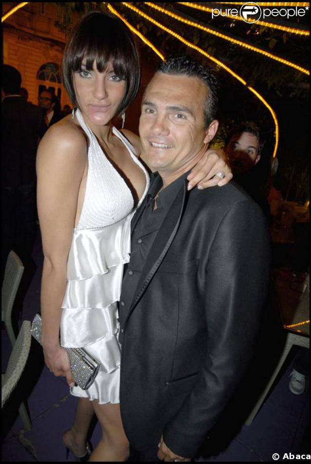 Richard Virenque lors du 62e Festival de Cannes, en compagnie de Jessica Sow