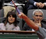 Raymond Domenech et Estelle Denis