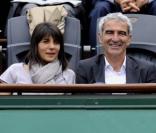 Raymond Domenech et Estelle Denis