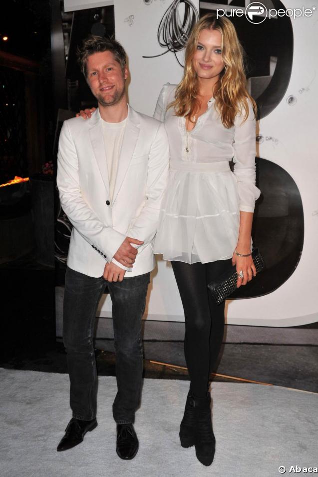 Christopher Bailey et Lily Donaldson à la soirée Burberry. 28/05/09