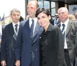  Rachida Dati à Rome pour le G8 des ministres de la justice et de l'intérieur 
 &nbsp; 