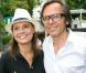 Roland-Garros 2009 : pour les huitièmes de finale disputés le lundi de Pentecôte, les célébrités sont venues en nombre. En couple et en famille ! Charlotte le Grix de la Salle et son mari Evariste. 