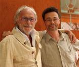 Roland-Garros 2009 : pour les huitièmes de finale disputés le lundi de Pentecôte, les célébrités sont venues en nombre. En couple et en famille ! Pierre Richard et son fils Olivier. 
