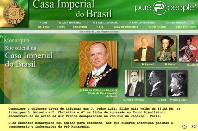 Le communiqué officiel de la Maison impériale du Brésil 