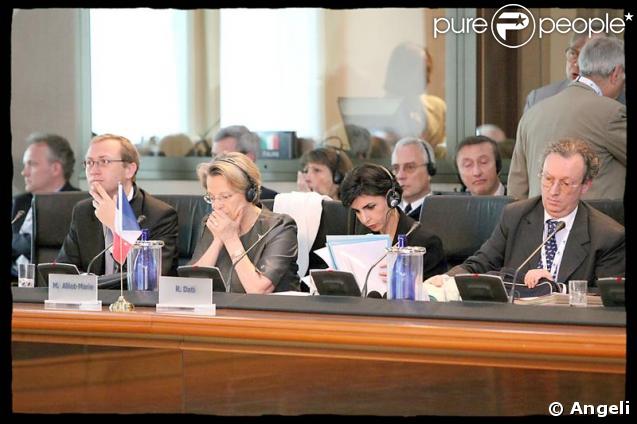 Rachida Dati à Rome pour le G8 des ministres de la justice le 29 mai 2009