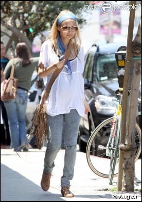 Nicole Richie hier dans West Hollywood