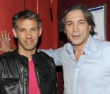 Paul Belmondo et Stéphane Ferrara, lors de la projection de Rêves de Médailles, au Cinéma MacMahon, à Paris, le 2 juin 2009 !