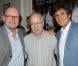Roger Zabel, Thierry Roland et Jean-Philippe Lustik, lors de la projection de "Rêves de Médailles", au Cinéma MacMahon, à Paris, le 2 juin 2009 !