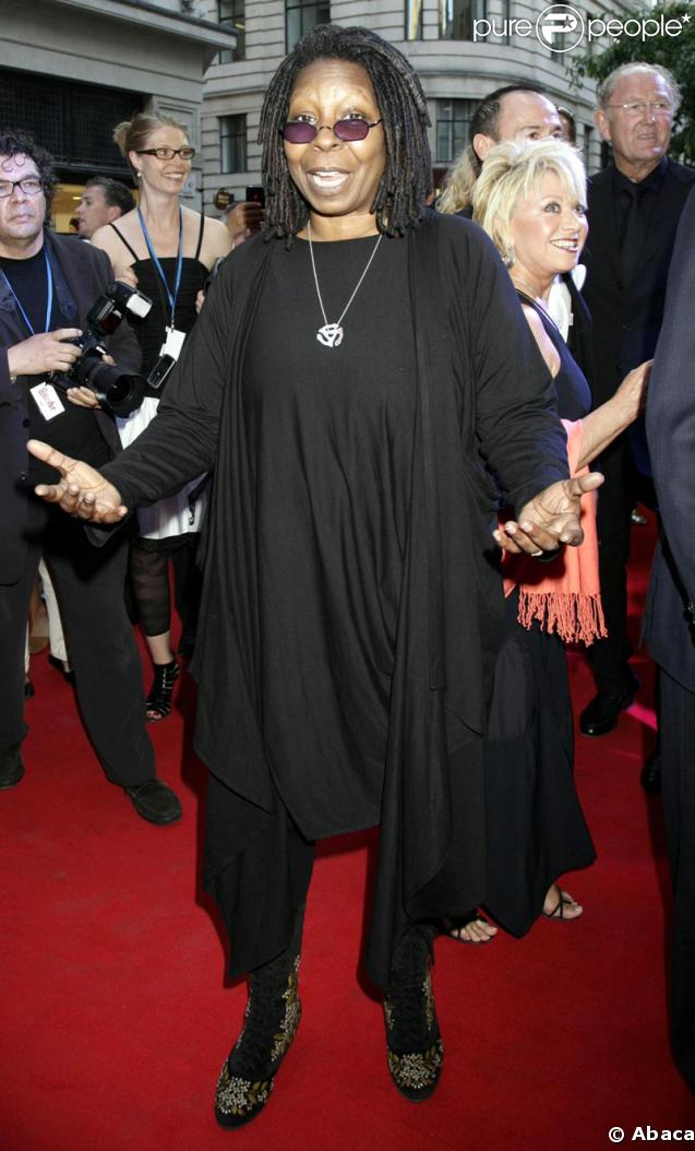 Whoopi Goldberg lors de la première de la comédie musicale de Sister Act à Londres le 2 juin 2009