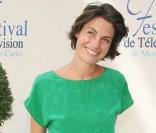 Alessandra Sublet, ce matin, au photocall du 49ème Festival de Télévision de Monte-Carlo