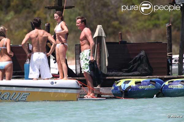 Geri Halliwell et son boyfriend Henry Beckwith en vacances en Sardaigne
