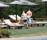 Geri Halliwell et son boyfriend Henry Beckwith en vacances en Sardaigne