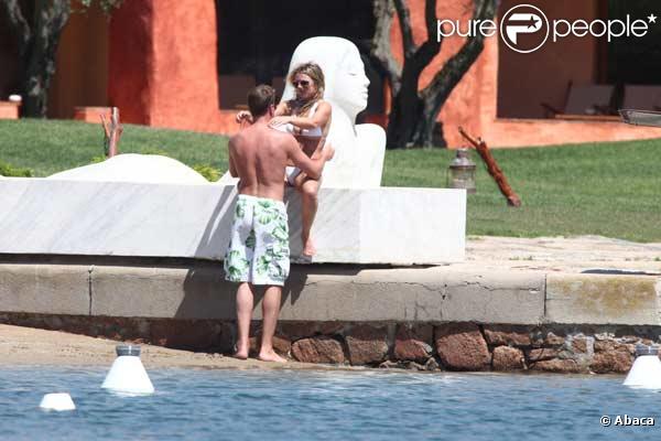 Geri Halliwell et son boyfriend Henry Beckwith en vacances en Sardaigne