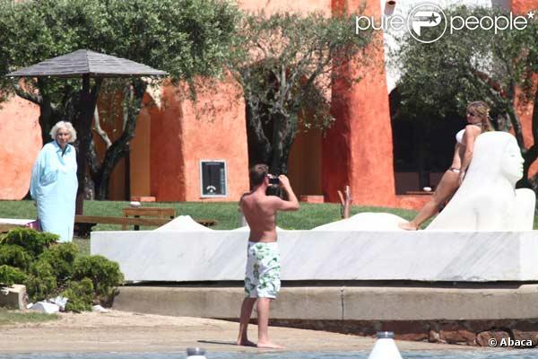 Geri Halliwell et son boyfriend Henry Beckwith en vacances en Sardaigne