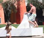 Geri Halliwell et son boyfriend Henry Beckwith en vacances en Sardaigne