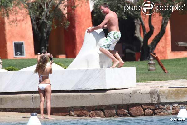 Geri Halliwell et son boyfriend Henry Beckwith en vacances en Sardaigne