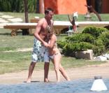 Geri Halliwell et son boyfriend Henry Beckwith en vacances en Sardaigne