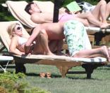 Geri Halliwell et son boyfriend Henry Beckwith en vacances en Sardaigne