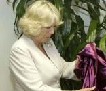 Camilla Parker Bowles en visite officielle dans un centre pour sans-abris, hier à Plymouth