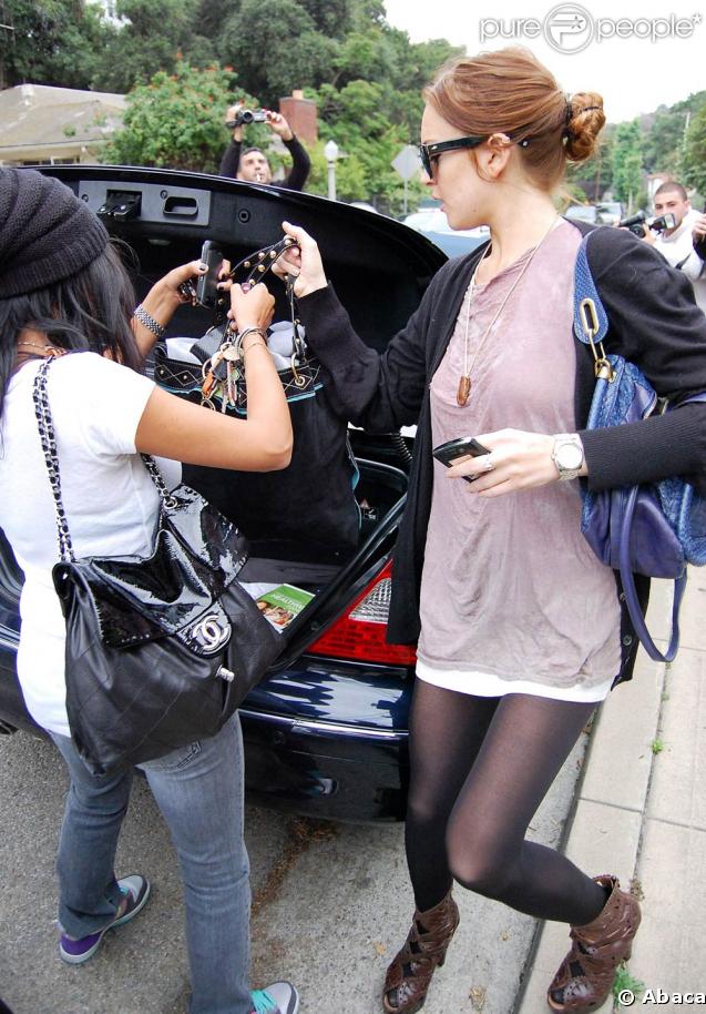 Lindsay Lohan quitte la maison de Samantha Ronson