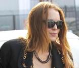 Linsay Lohan à Los Angeles, hier