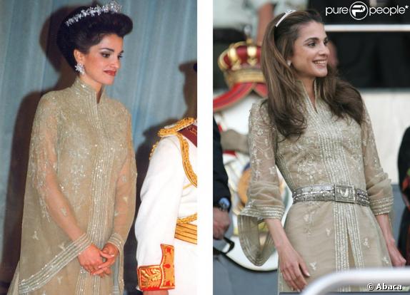 Rania de Jordanie en 1999 et 2009. Elle est encore plus belle aujourd'hui... 