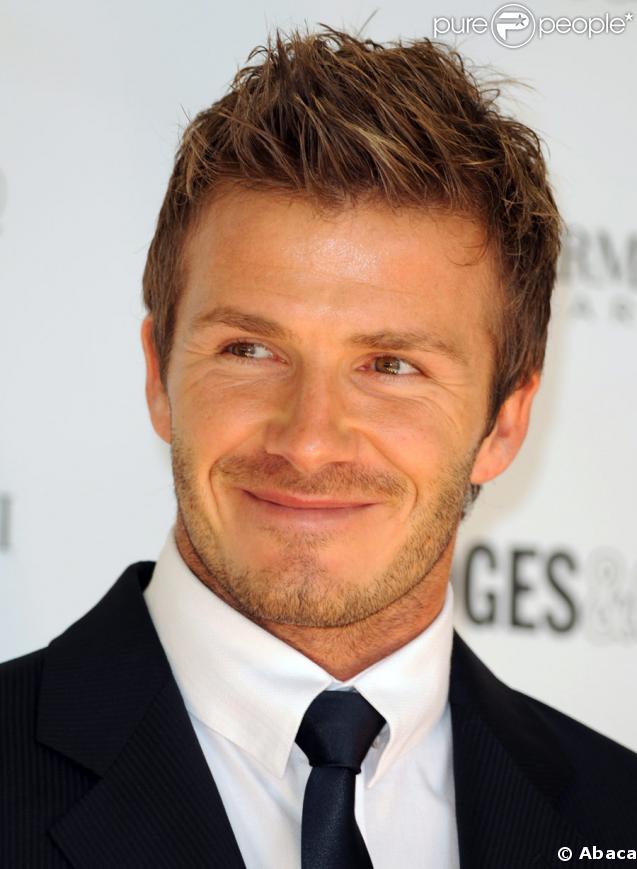 David Beckham lance sa ligne de sous-vêtements Armani, à la boutique Selfridges de Londres, le 11 juin 2009
