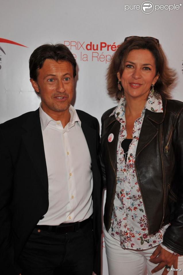 Corinne Touzet et Vincent Perrot à l'événement Journée de l'Extrême - Grand Prix du président de la République. 13/06/09