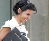 Rachida Dati lors de la rentrée du conseil des ministres (27 août 2008)