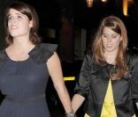 Les princesses Eugenie et Beatrice à Londres. 18/06/09